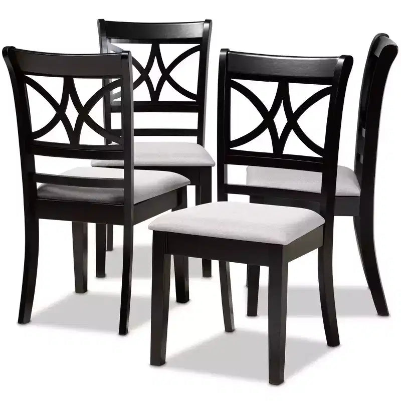 Lot de 4 chaises de salle à manger Clarke - Baxton Studio