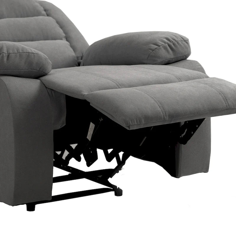 Fauteuil inclinable manuel classique et traditionnel, ensemble de 2
