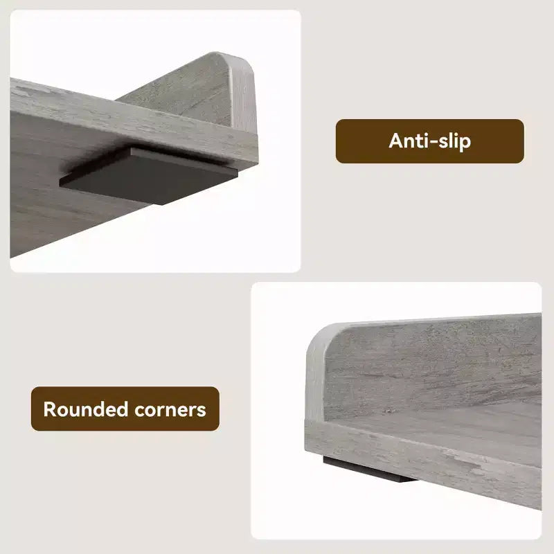 Comptoir pour lave-linge-sécheuse, dessus de machine à laver avec bord surélevé et tapis antidérapant pour le rangement des paniers à linge et l'organisation de la buanderie
