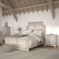 Ensemble de chambre à coucher Palisade 5 pièces blanc antique