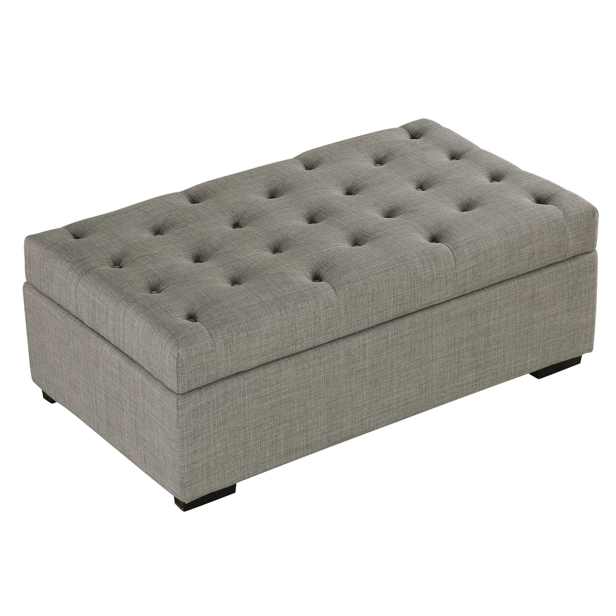 Pouf lit pliant, pouf de 126 cm avec lit pliant, pouf-lit convertible avec matelas à mémoire de forme et design capitonné