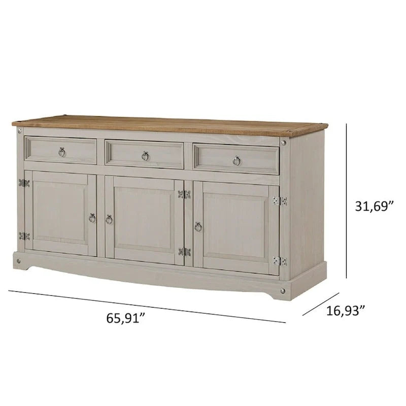 Buffet Campagne en Bois 65 - Collection Corona