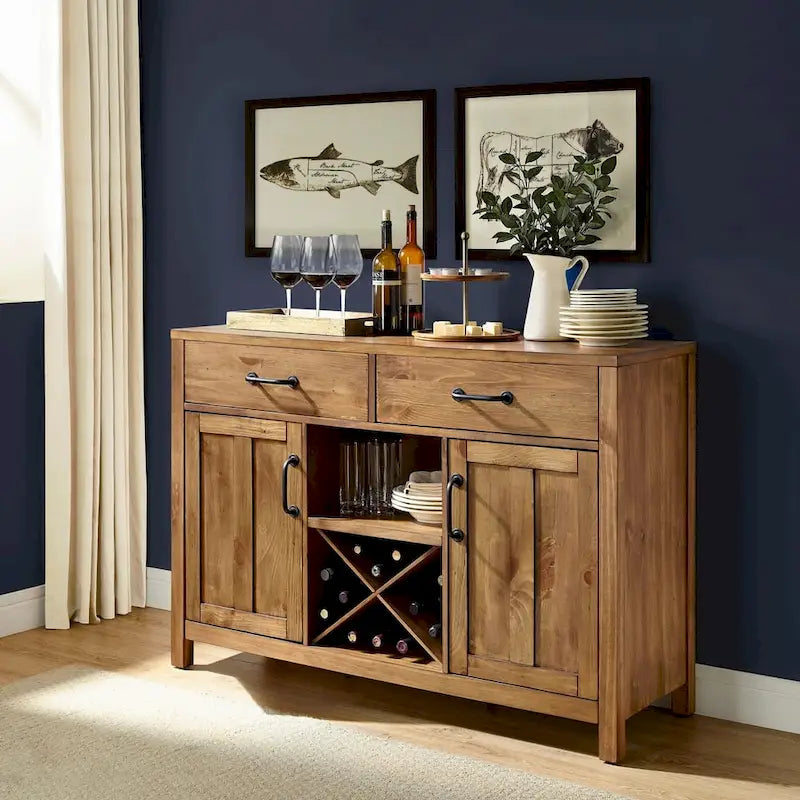 Buffet Crosley Roots en finition naturelle - 52 L x 18 P x 36 H