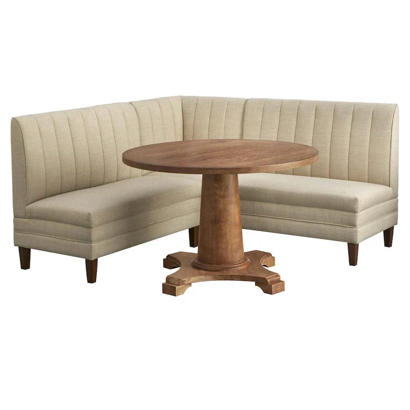 Ensemble de banquette rembourrée 3 pièces Lifestorey Kerrington à dossier capitonné