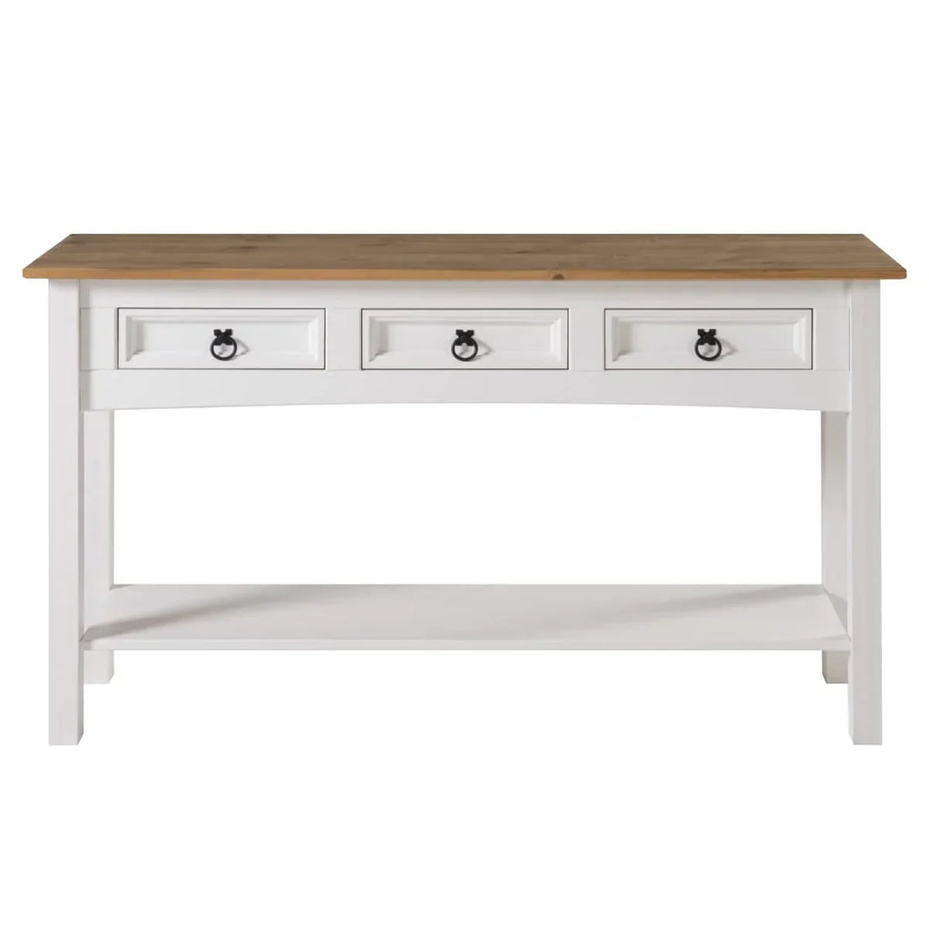 Console de table en bois 3 tiroirs Corona | Furniture Dash - S.O.