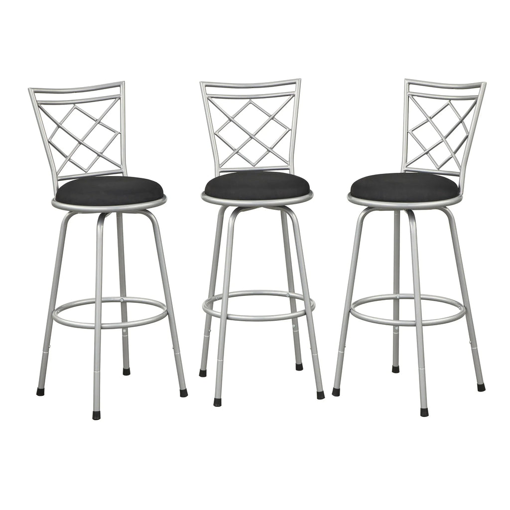 Tabourets Alyssa à hauteur réglable et pivotants Simple Living (lot de 3)