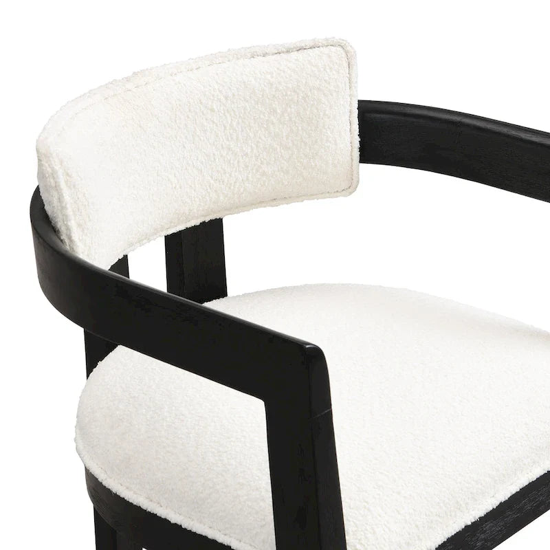 Chaise de salle à manger moderne sophistiquée Conrad avec accoudoirs par Christopher Knight Home