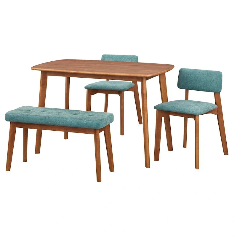 Ensemble de salle à manger 4 pièces en bois massif Nettie de Simple Living
