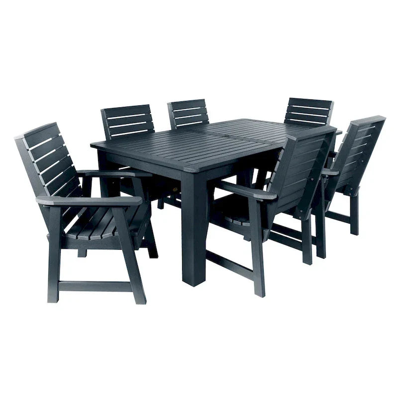 Ensemble de salle à manger d'extérieur 7 pièces HIGHWOOD PROFESSIONAL 42x72