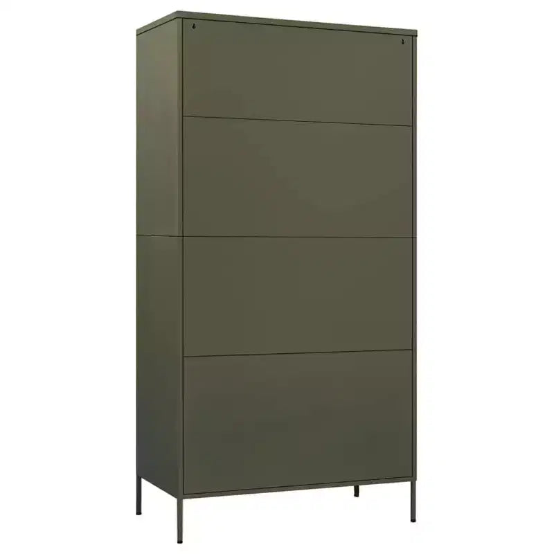 vidaXL Armoire vert olive 90x50x180 cm Acier