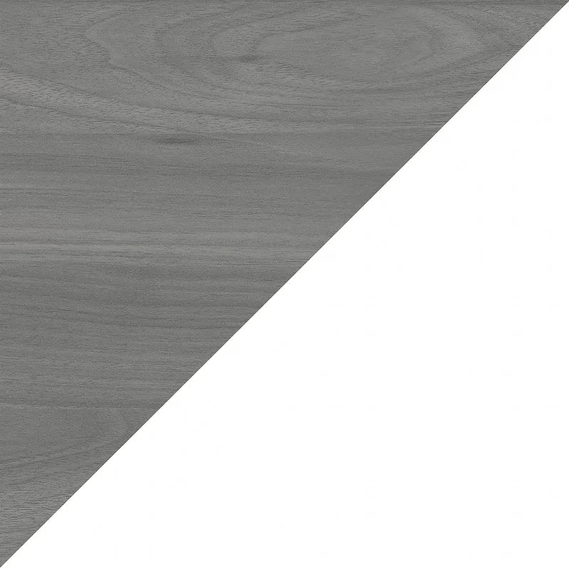 Bureau d'angle Echo avec huche et tiroirs