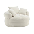 Fauteuil paresseux rond – Blanc/Bleu/Gris/Jaune/Orange/Rouge rosé/Bleu marine/Vert, Siège simple et double