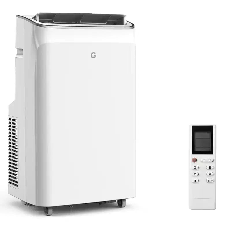 Climatiseur portable 15 000 BTU, unité de climatisation portable 3-en-1 avec déshumidificateur et ventilateur, mode veille, télécommande et panneau LED, rafraîchit 850 pieds carrés, silencieux