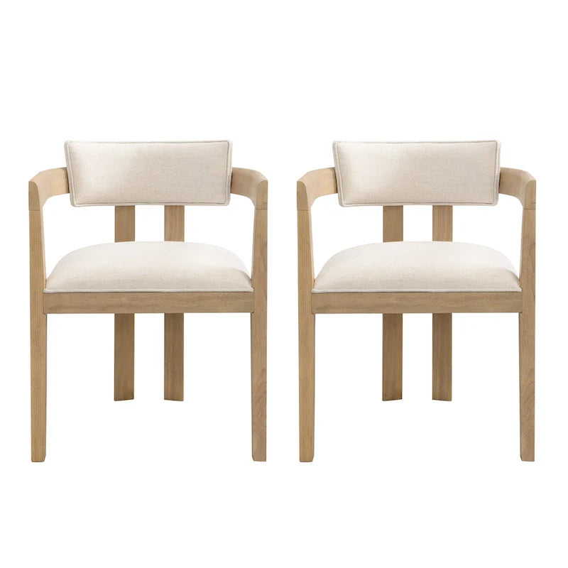 Chaise de salle à manger moderne sophistiquée Conrad avec accoudoirs par Christopher Knight Home