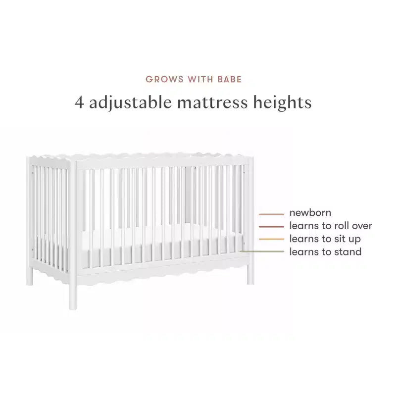 Lit de bébé convertible 4-en-1 Swell de Babyletto avec kit de conversion en lit de tout-petit