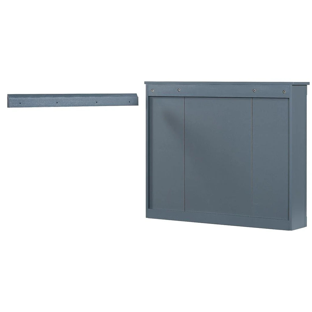 Meuble-lavabo de salle de bain moderne de 91 cm avec lavabo et armoire de toilette, 2 portes et 2 tiroirs