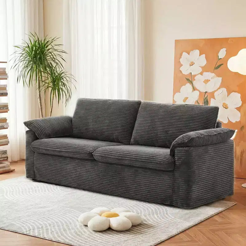 Canapé Dyonery 86 Cloud, assise profonde et accoudoirs larges, cadre robuste, design ergonomique respirant