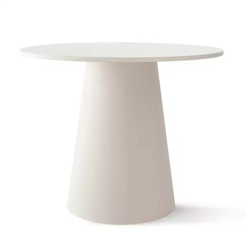 Petit ensemble de salle à manger pour 2 personnes, chaises rembourrées beiges, table à manger ronde sur pied, meubles de cuisine modernes et compacts - Panipeachy