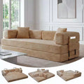 Canapé-lit convertible 5-en-1 80,7 po – Velours côtelé, 1200 lb, aucun assemblage requis