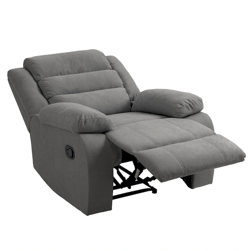 Fauteuil inclinable manuel classique et traditionnel, ensemble de 2