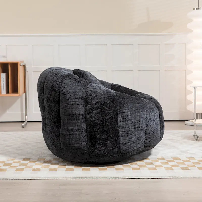 GDFStudio - Canapé paresseux 2 places en chenille Laurel avec mousse haute densité et confort surdimensionné