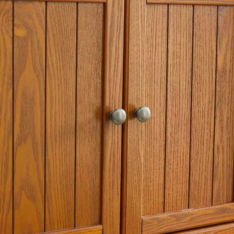 Armoire de rangement haute de 183 cm avec 8 portes et 4 étagères pour salon, cuisine ou bureau