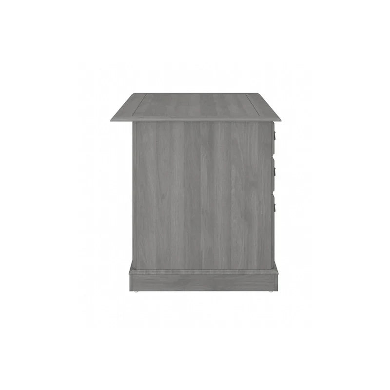 Bureau de direction Bush Furniture Saratoga avec tiroirs et rangements