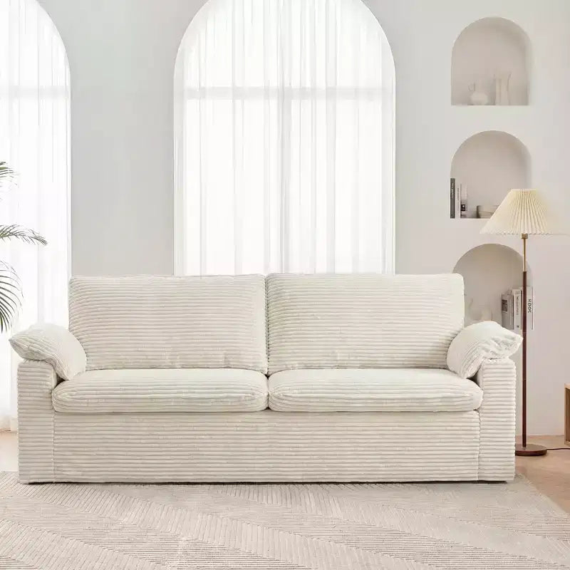 Canapé Dyonery 86 Cloud, assise profonde et accoudoirs larges, cadre robuste, design ergonomique respirant