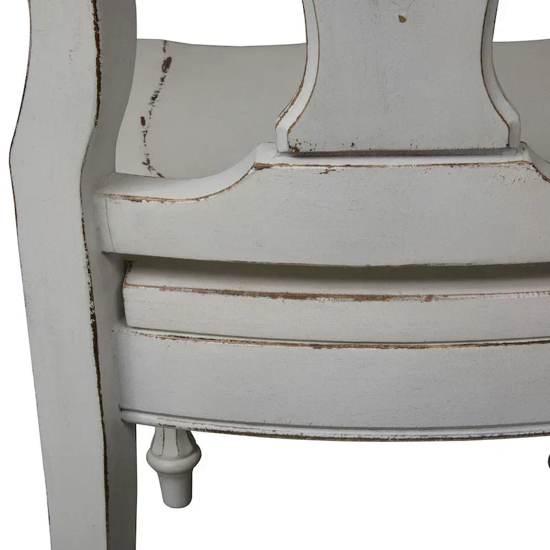 Chaise d'appoint à dossier droit Splat de Magnolia Manor (lot de 2)