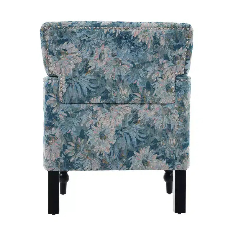 Fauteuil club contemporain Harrison Christopher Knight Home en tissu avec garniture cloutée
