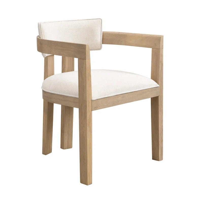 Chaise de salle à manger moderne sophistiquée Conrad avec accoudoirs par Christopher Knight Home