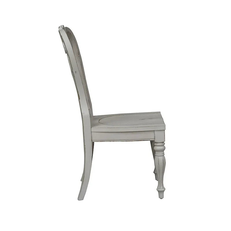 Chaise d'appoint à dossier droit Splat de Magnolia Manor (lot de 2)