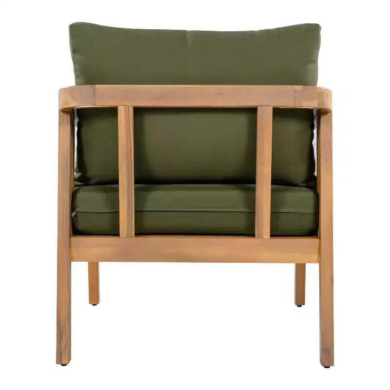 Christopher Knight Home Sunny Salon de jardin moderne 5 pièces en acacia avec table rectangulaire à lattes et 7 places